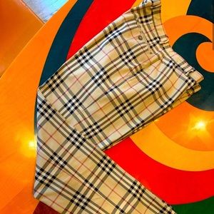 Burberry nova plaid pants size 38